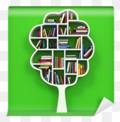 Tree Of Knowledge Bookshelf - We live to change Language png