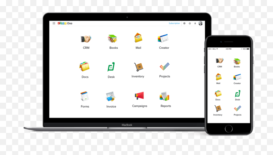 Zoho One Bundle - Go Biz It Awesome Zoho Partner Zoho One Mobile Png,Zoho Icon