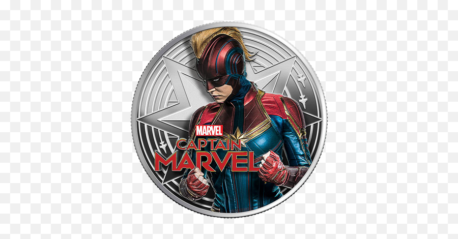 Collections Marvel Coins Emkcom - Captain Marvel Silver Coin Png,Captain Marvel Icon Theater