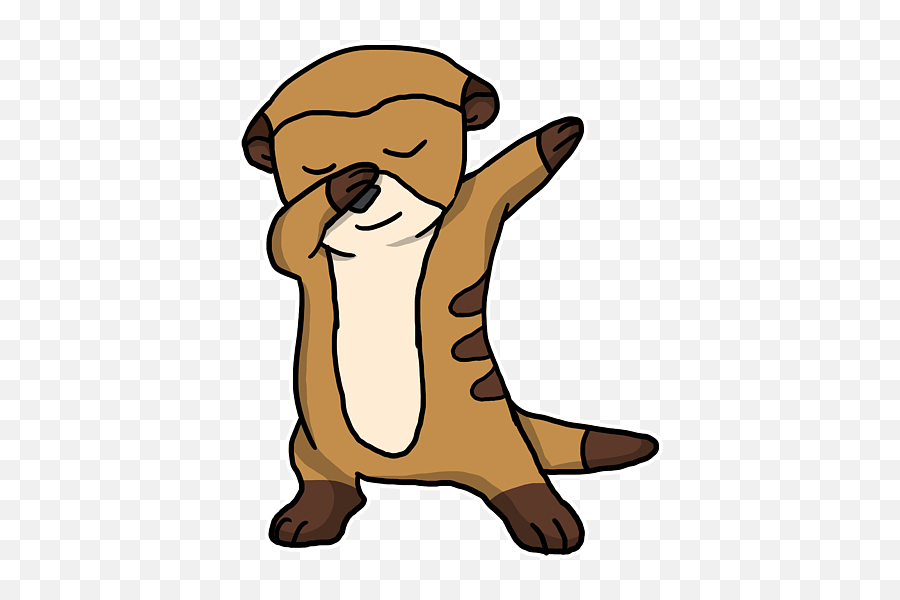 Funny Dabbing Meerkat Dab Suricate - Animal Figure Png,Meerkat Icon