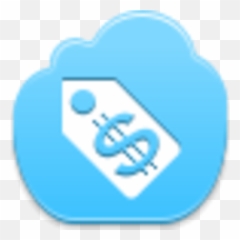 Free Blue Cloud Bank Account Pinterest Icon - Language png