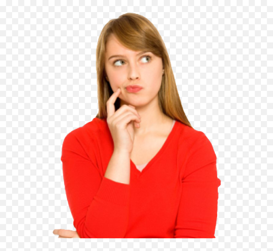 Thinking Woman Png Transparent Images All - Transparent Woman Thinking Png,Woman Transparent