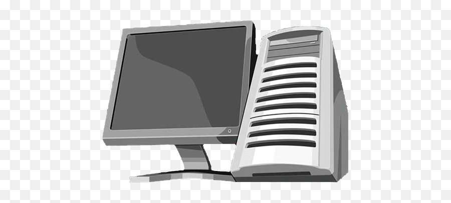 Home Am Computers - Servidor Y Monitor Png,Pc Client Icon