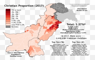 Christianity In Pakistan - Wikipedia Language png