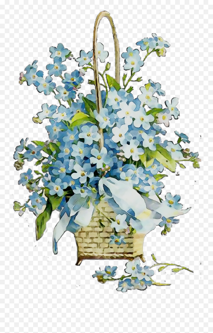 Download Flower Bouquet Victorian Cut Design Era Floral - Victorian Era Illustration Flowers Png,Flower Bouquet Transparent Background