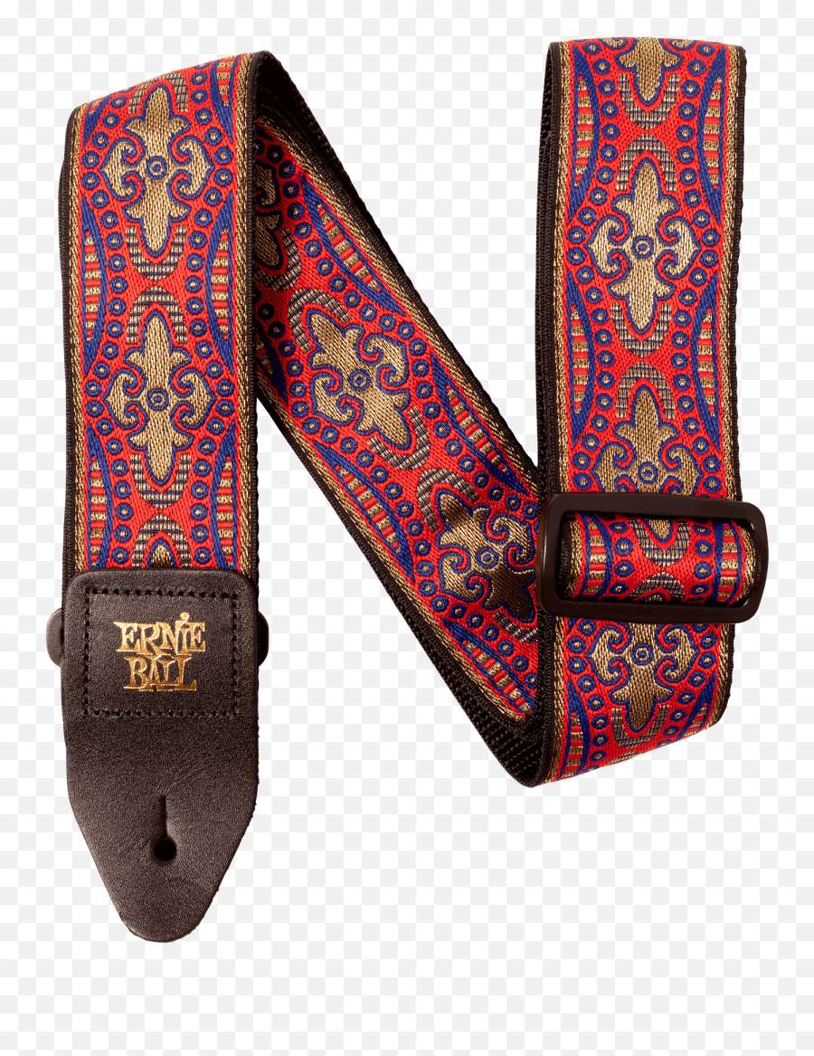 Classic Jacquard Guitar Strap Ernie Ball Png Black And Red Firefox Icon