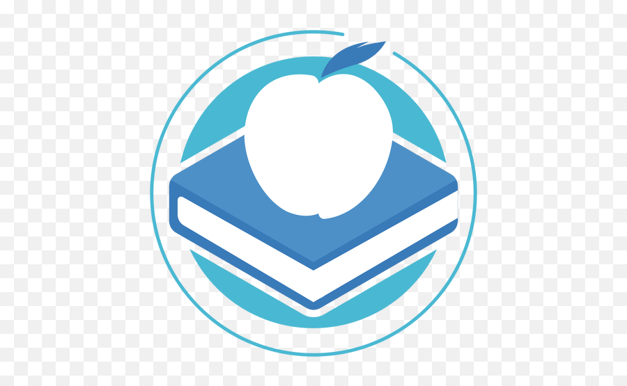 Book Apple Circle Logo Transparent Png U0026 Svg Vector - Libros Y Una Manzana Logo,Apple Icon Template
