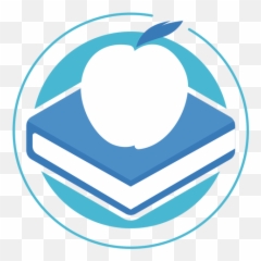 Book Apple Circle Logo Transparent Png U0026 Svg Vector - Libros Y Una Manzana