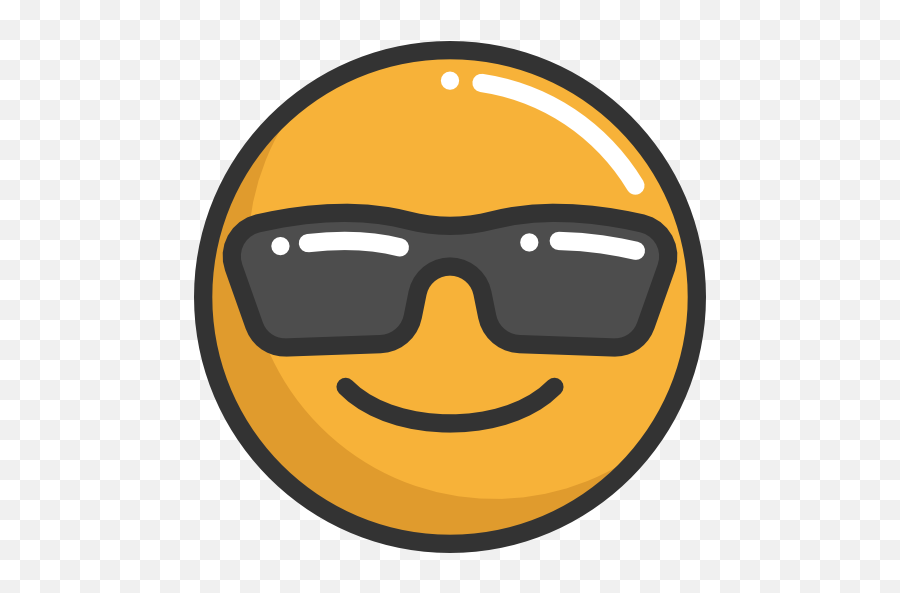 Cool Emoji Transparent Png Clipart - Emoji Png Cool Face,Cool Emoji Transparent