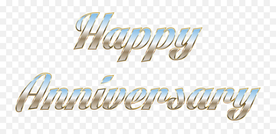 Happy Anniversary Png Text 5 Image - Transparent Background Happy Anniversary Transparent,Anniversary Png
