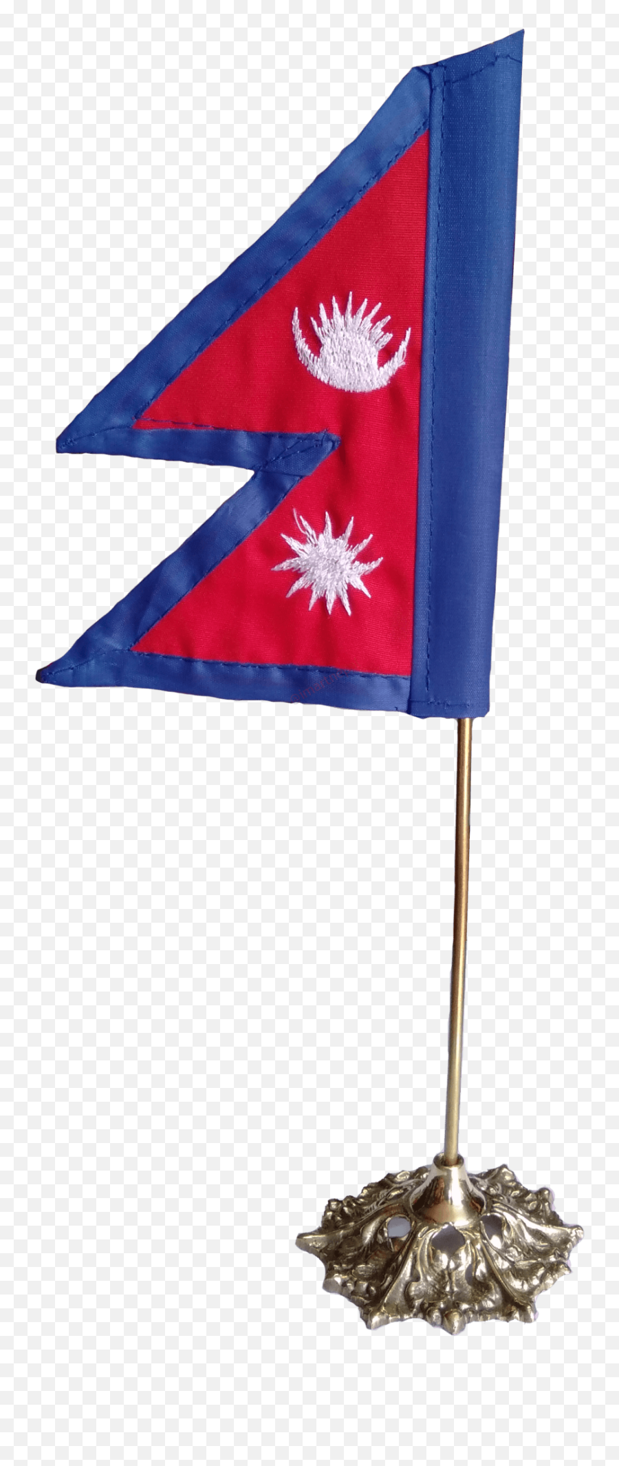 Buy Nepal Flag With Stable Stand - Flag Png,Nepal Flag Png