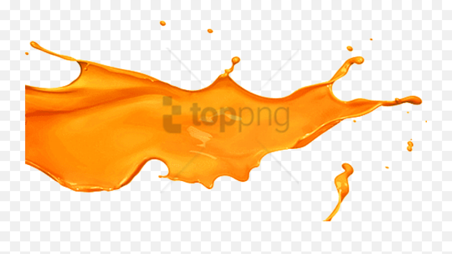 Orange Color Splash Png - Art,Orange Png