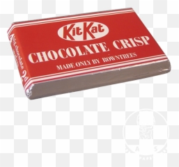 B5001 - Rowntrees Kitkat Label Red 19371942 Chocolate Bar Png,Kitkat Png