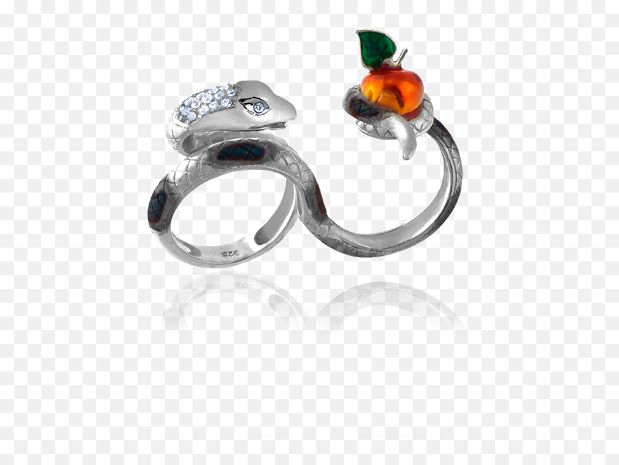 Adam U0026 Eve Ember Snake Ring - Adam And Eve Snake Png Full Ring,Gucci Snake Png