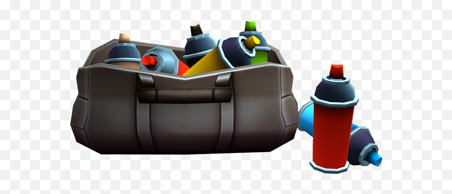 Mobile - Subway Surfers Spray Paint Bag The Models Resource Baby Toys Png,Spray Paint X Png