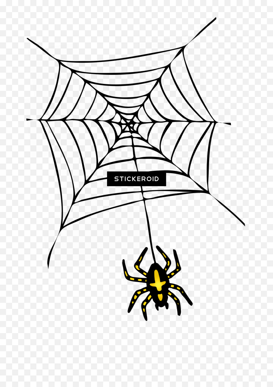 Download Halloween Spider - Spider Web Halloween Transparent Transparent Png Spiders Web Halloween,Transparent Spider Web