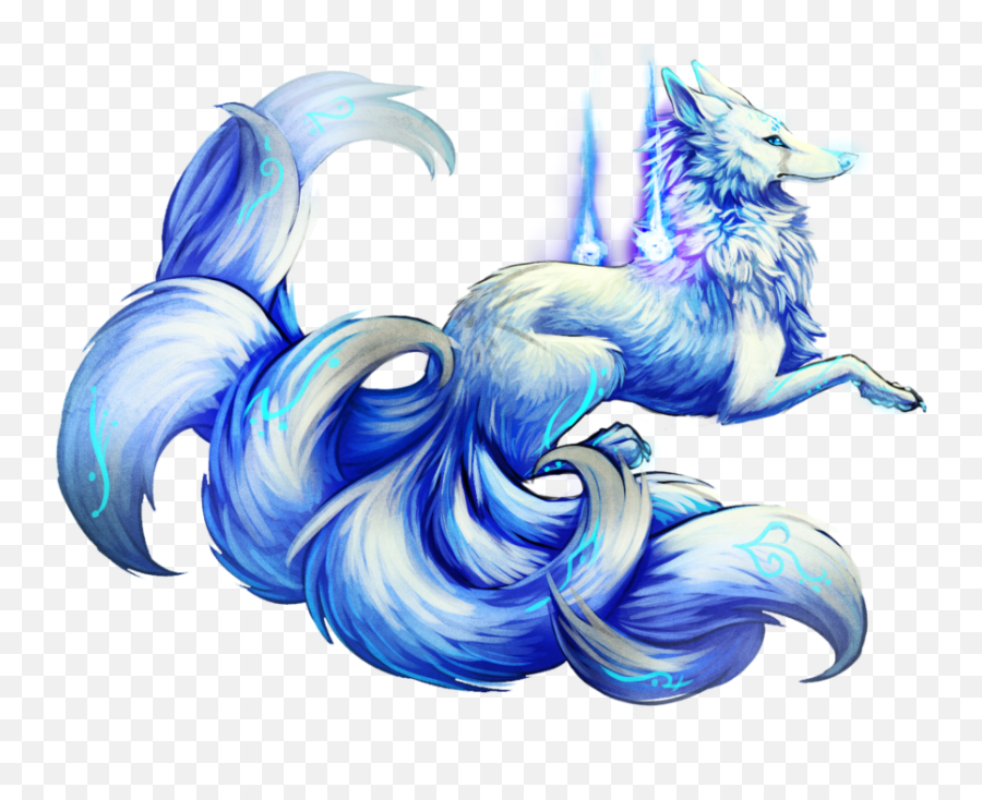 Cool Pics Of Wolves Clipart Images Galle 959196 - Png Kitsune Nine Tailed Fox,Wolves Png