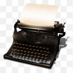 Typewriter Png Picture - Old Typewriter Transparent Png,Typewriter Png