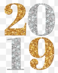 Pin - Buon Anno 2019 Glitterati png