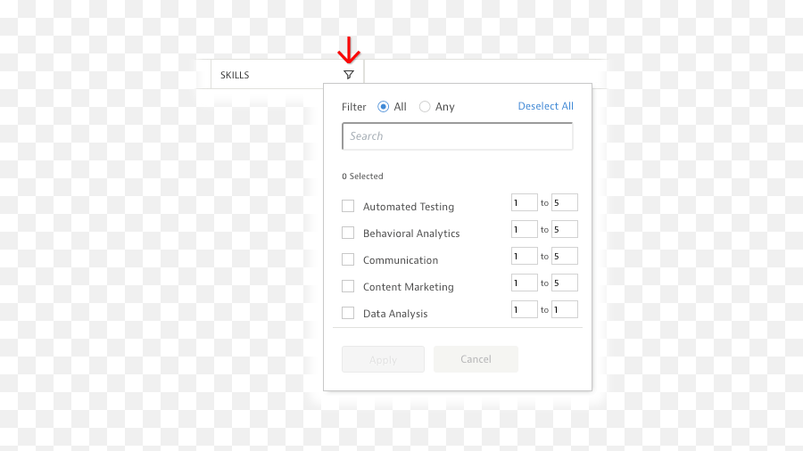 Master Planning Filters U2013 Mavenlink Support - Screenshot Png,Filter Png