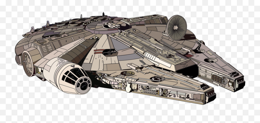 Download Star Wars Png - Millennium Falcon Clip Art,Star Wars Transparent