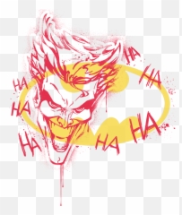 Batman Joker Graffiti Toddler - Logo Transparent png