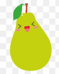 Japanese Clipart Kawaii - Cute Fruits Png,Kawaii Png