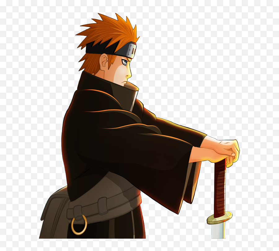 Naruto Pain Clipart Line - Pain Face Naruto Drawing, HD Png Download ,  Transparent Png Image