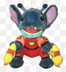 Alien Stitch Disney Plush Lilo 10 Tall Stuffed Animal Guns Space Suit Guc - Stuffed Toy Png,Space Suit Png