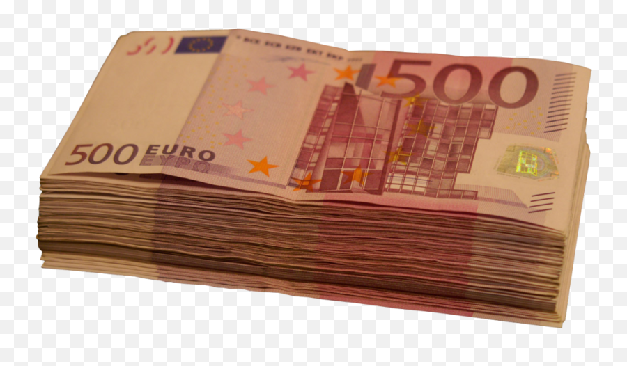 500 Euro Note Banknotes Money 10 - Stack Of Euros Transparent Png,Money Stacks Png
