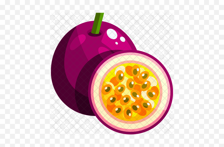 Passion Fruit Icon Of Flat Style - Passion Fruit Icon Png,Passion Png