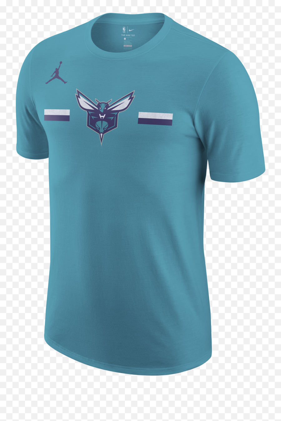 Download Hd Air Jordan Charlotte Hornets Logo Dry Tee - Charlotte Hornets Png,Hornets Logo Png