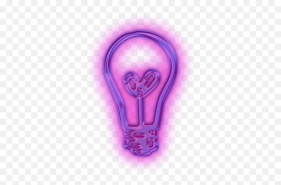 Neon Light Bulb Transparent Png - Neon Sign Transparent Background,Lightbulb Transparent Background