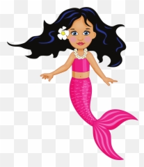 Transparent Background Clipart Mermaid - Mermaid Cartoon Transparent Background Png,Mermaid Clipart Png