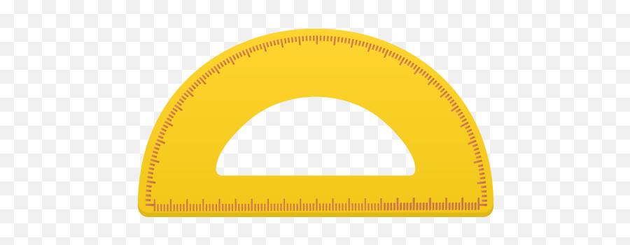 Yellow Protractor Png Image