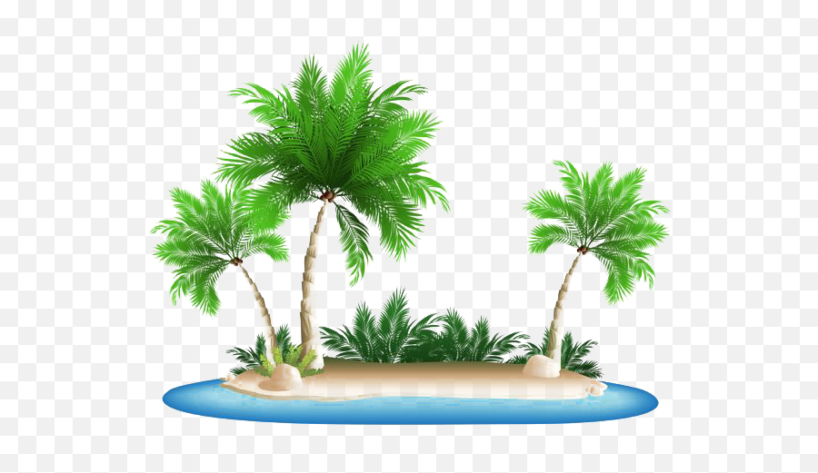 Vacation Beach Png Image Background - Beach Palm Trees Png,Beach Background Png
