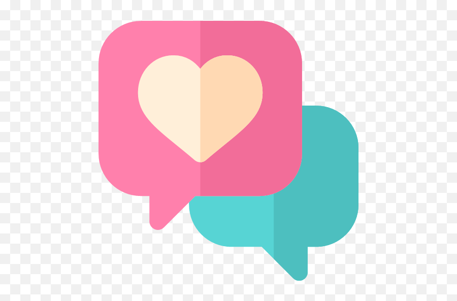 Colored Speech Bubbles Icon - Valentines Day Icons 2017 Png,Speech Bubbles Png
