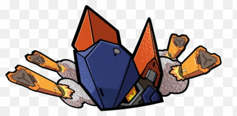 Pharah Mechaqueen Peeker Sticker - Clip Art png