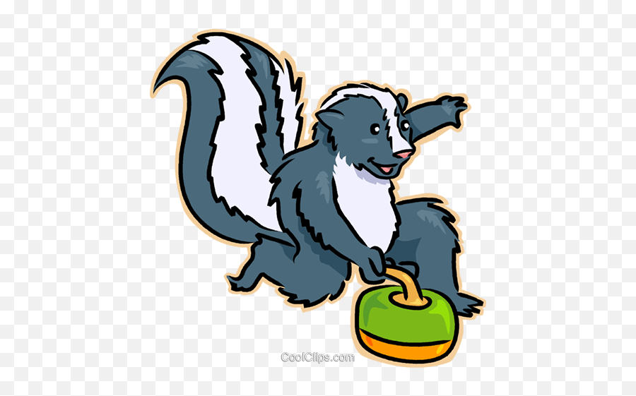 Skunk Royalty Free Vector Clip Art Illustration - Vc008819 Clip Art Png,Skunk Transparent