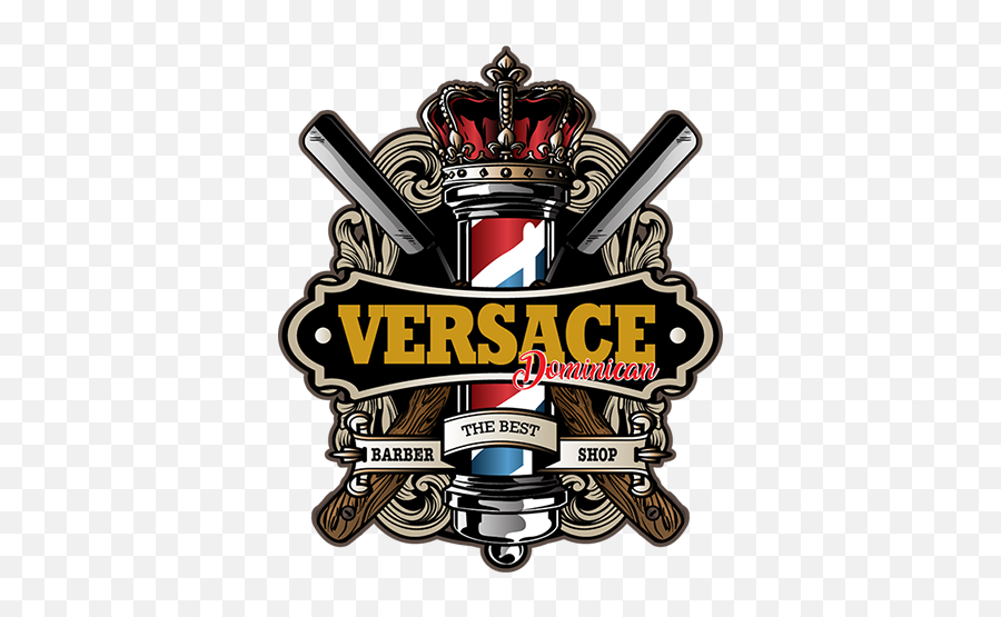 Welcome To Versace Dominican Barber Shop Atlanta Georgia - Barber Logos Png,Versace Logo Png