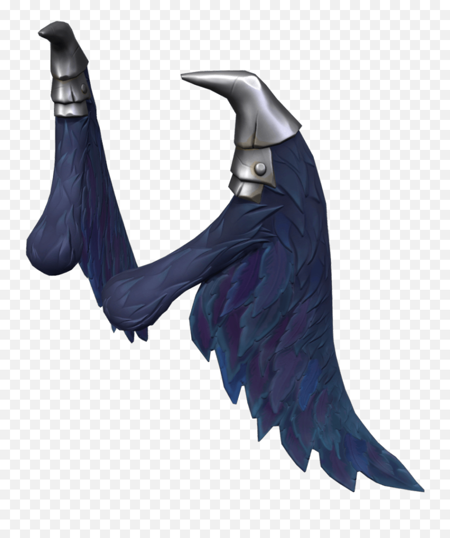 Fortnite Dark Wings Back Bling Legendary Backpack - Fortnite Back Bling Wings Png,Fortnite Raven Png