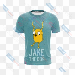 Adventure Time - Jake The Dog Unisex 3D Tshirt Short Sleeve png