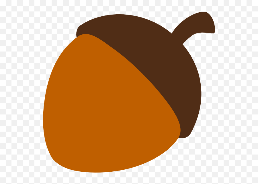 Acorn Clipart Icon Png Transparent - Acorn Clipart Transparent Background,Acorn Png