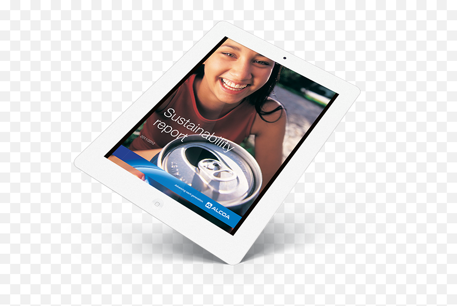 Alcoa Sustainability Report 2012 Platform Communications - Tablet Computer Png,Alcoa Logo