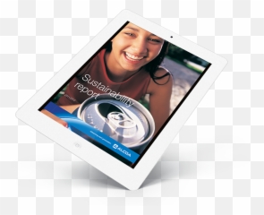Alcoa Sustainability Report 2012 Platform Communications - Tablet Computer png