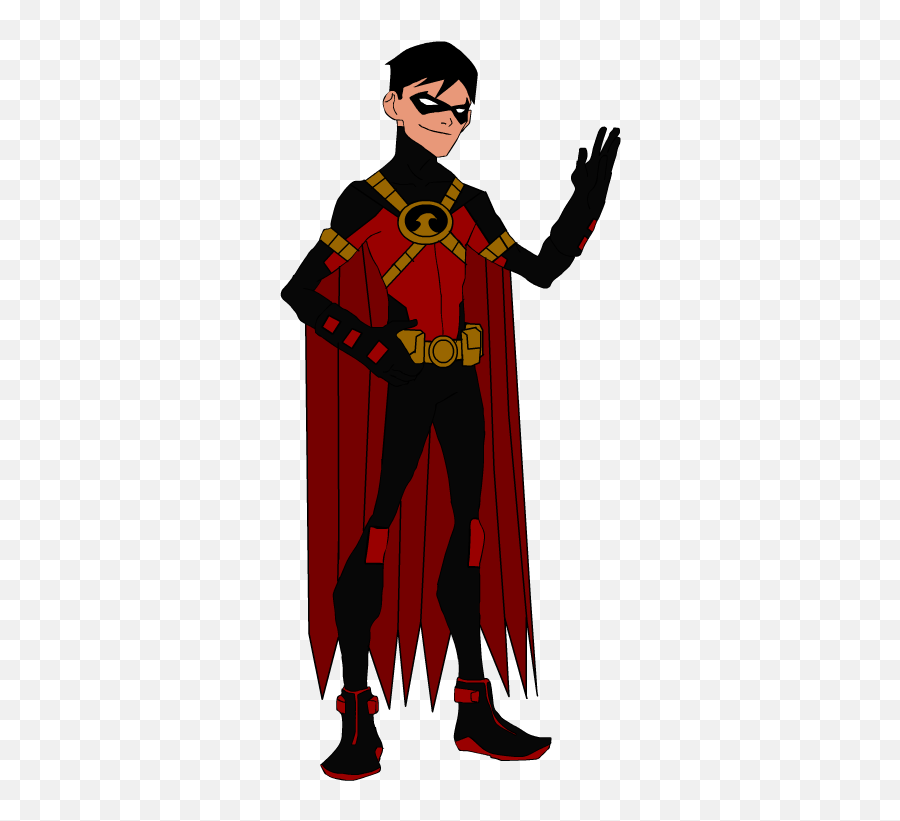 Young Justice Red Robin By Dajam22 - Young Justice Robin Png,Robin Mask Png