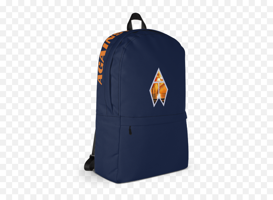 Sunset Logo Backpack Against The - Backpack Png,Sunset Logo