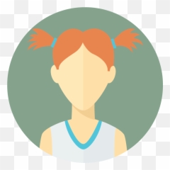 Flat Faces Icons Circle 18 - Student Circle Icon Png,Students Icon Png