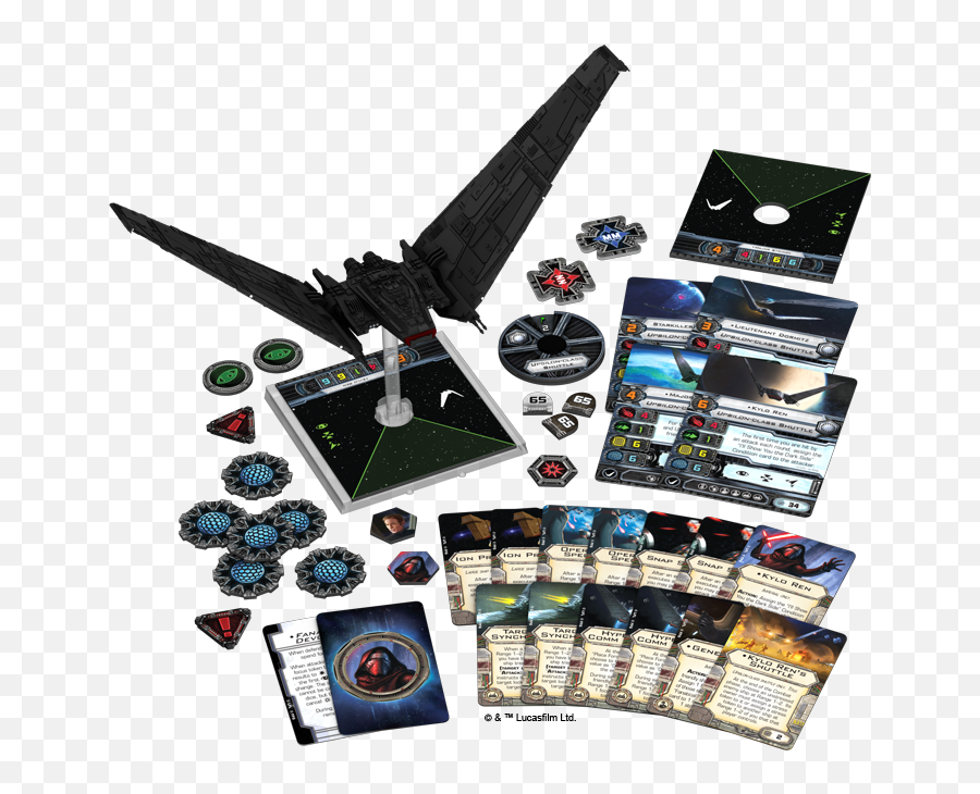 Iu0027ll Show You The Dark Side - Fantasy Flight Games X Wing Upsilon Shuttle Png,Kylo Ren Icon
