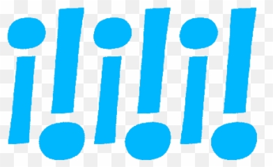 Upside Down Exclamation Emphasis Gif - Dot png